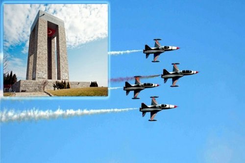 TÜRK YILDIZLARI ÇANAKKALE’DE NEFES KESTİ !