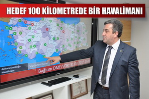 YILDIRIM: “HER 100 KM’YE BİR HAVALİMANI YAPACAĞIZ”