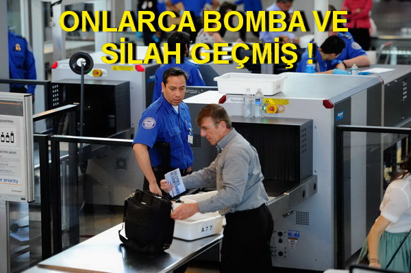 ABD HAVALİMANLARINDA BÜYÜK GÜVENLİK SKANDALI  !