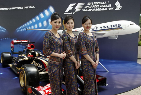 FORMULA1 SINGAPUR AIRLINES’LA UÇTU!