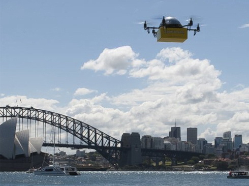 DRONE İLE BİR İLKE İMZA ATILDI !