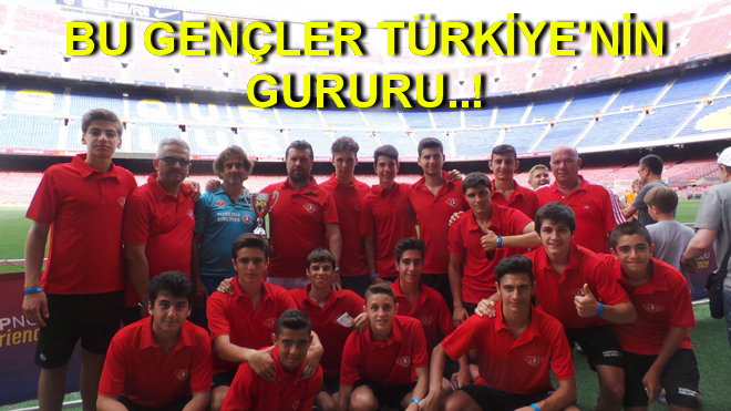THY U-16 TAKIMI DEVLER LİGİ BARCELONA’DA 3. OLDU