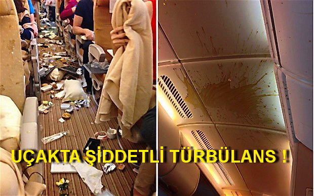 4 KABİN GÖREVLİSİ YARALANDI !