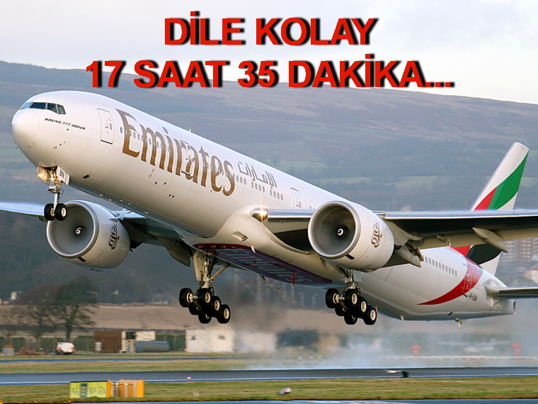 DÜNYANIN EN UZUN UÇUŞU GERÇEKLEŞİYOR