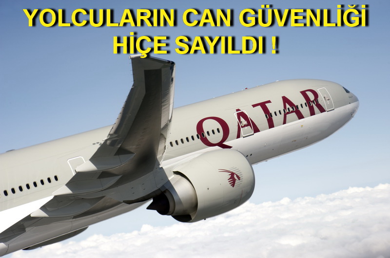 QATAR AİRWAYS HASARLI UÇTU !