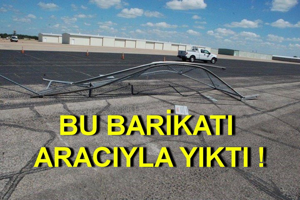 UÇAK ÇALMAK İSTERKEN YAKALANDI !