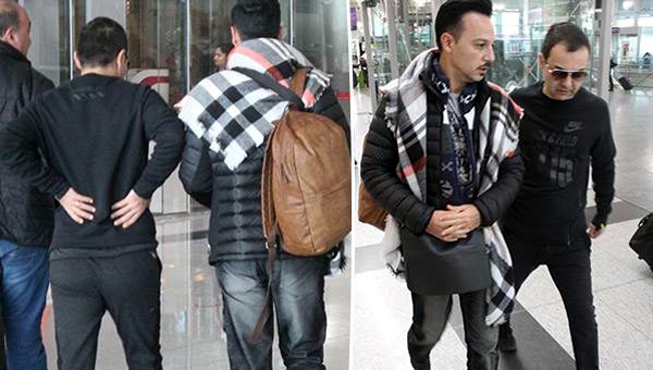 SERDAR ORTAÇ HAVALİMANINDA ACIDAN KIVRANDI!