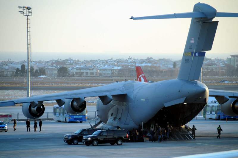 BİDEN TÜRKİYE’YE GELMEDEN KULLANACAĞI EŞYALARI GELDİ