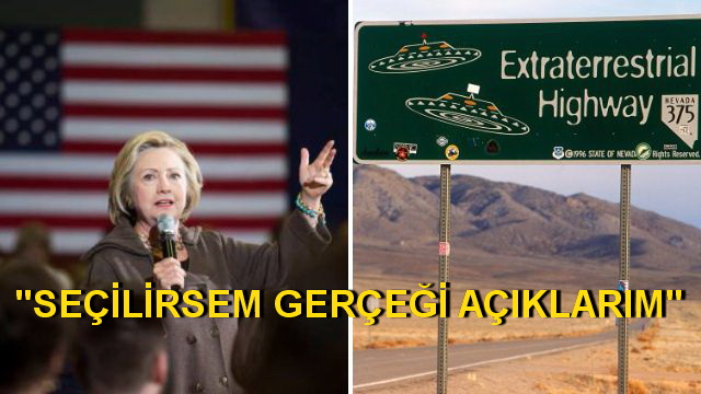 HİLLARY’DEN CESUR UFO ATAĞI!