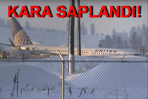 UNITED UÇAĞI PİSTTEN ÇIKTI (VİDEOLU)