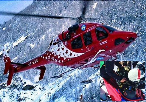 ÜNLÜ TASARIMCI HELİKOPTERLE KURTARILDI
