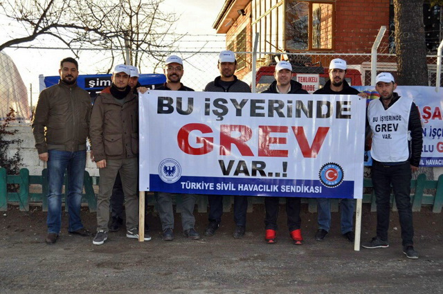 HAVA-İŞ BALON İŞÇİLERİ İÇİN GREVE GİTTİ!
