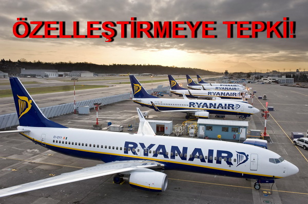 RYANAIR YUNANİSTAN’DAN ÇEKİLİYOR!