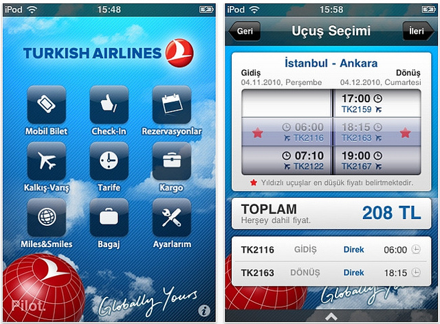 THY MOBİL UYGULAMASINDA SÜPER YENİLİKLER