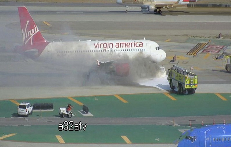 UÇAKTA YANGIN ŞOKU!