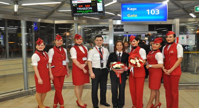 ATLASGLOBAL’DEN TRABZON’A İLK UÇUŞ