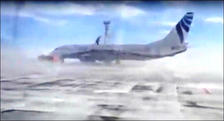 BOEING 737’NİN RÜZGARLA DANSI (VİDEOLU)