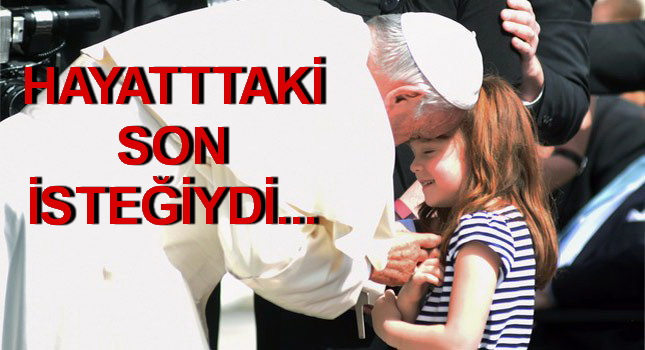 THY KÜÇÜK LİZZY’İ PAPA İLE BULUŞTURDU