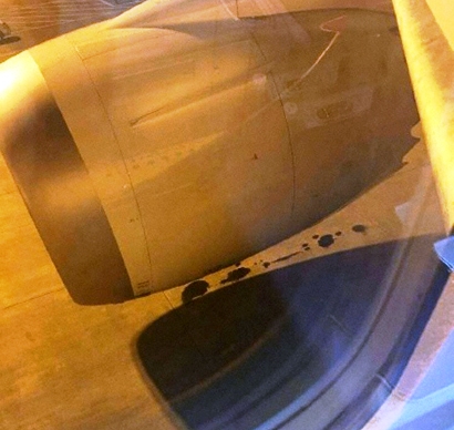 MOTOR YAĞ KAÇIRINCA UÇAK ACİL İNDİ