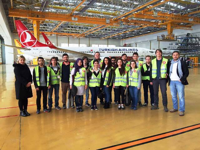 K.Ü. MÜHENDİSLİK ÖĞRENCİLERİ THY TEKNİK’TE (ÖZEL)