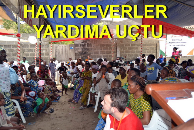 AFRİKA’DA 1200 YETİME SÜNNET ŞÖLENİ