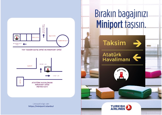 BAGAJLARINIZI EVDEN THY TAŞIYOR!