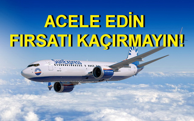 SUNEXPRESS İLE HER YERE 25.99 TL’YE UÇUN