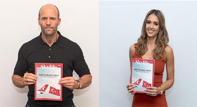 HOLLYWOOD YILDIZLARINDAN MİLLİ İRADE POZU