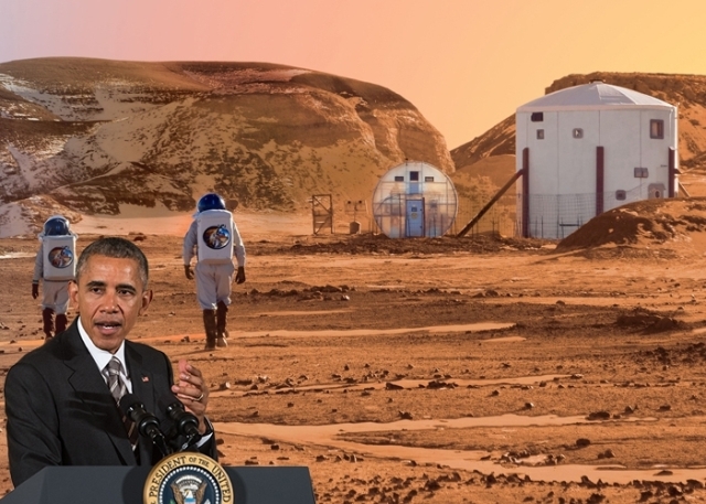 OBAMA MARS PROJESİNE KAFAYI TAKTI
