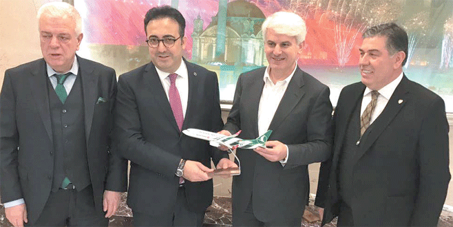 BURSASPOR İLKER AYCI’YI ZİYARET ETTİ