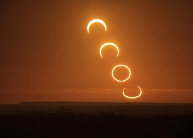 GÜNEŞLE AY ARASINDA KÖŞE KAPMACA