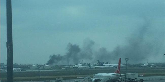 ATATÜRK HAVALİMANI’NI DUMAN SARDI