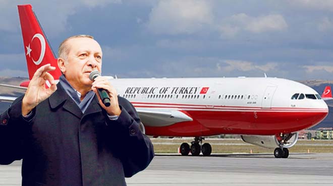 CUMHURBAŞKANININ UÇAĞINI TACİZ ETMİŞLER!