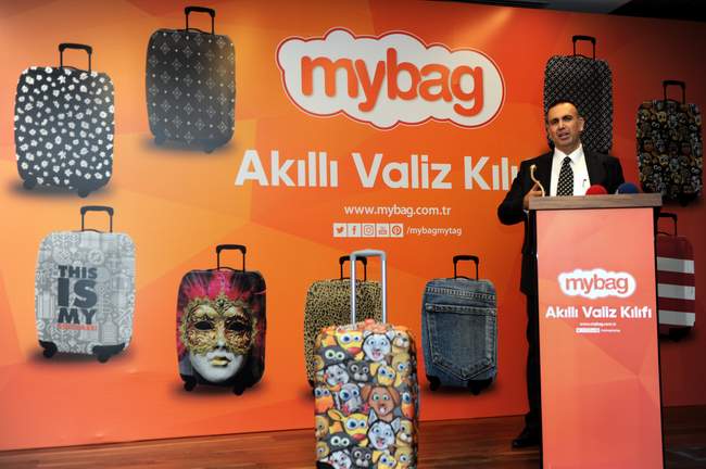 BAGAJLARIN KAYBOLMAMASI İÇİN ÖZEL KILIF ÜRETİLDİ!