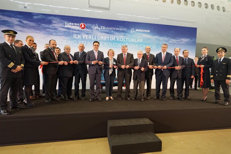 THY İLK YERLİ KOLTUK TAKILAN UÇAĞINI TESLİM ALDI