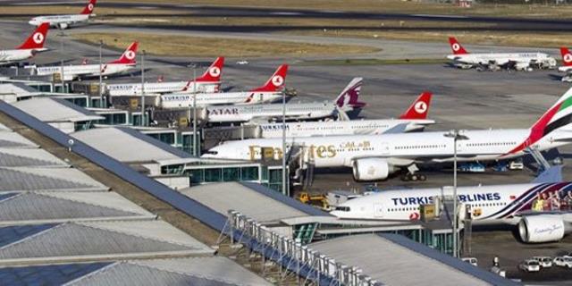 İSTANBUL HAVALİMANLARINI 16 MİLYON YOLCU KULLANDI