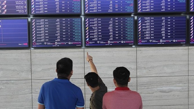 KATAR’DA HAVA TRAFİĞİ NORMAL SEYRİNDE