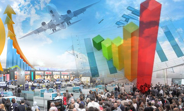 6 AYDA 84 MİLYON KİŞİ UÇTU!