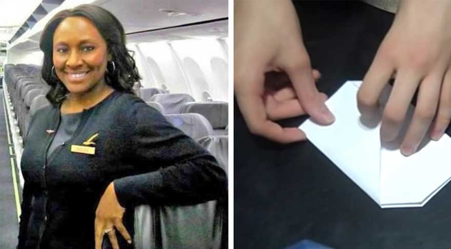 HOSTESİN DİKKATİ BİR DRAMI ÖNLEDİ