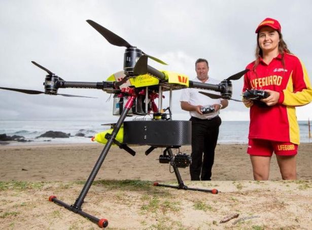 AVUSTRALYA’DA DRONE HAYAT KURTARDI(VİDEOLU)