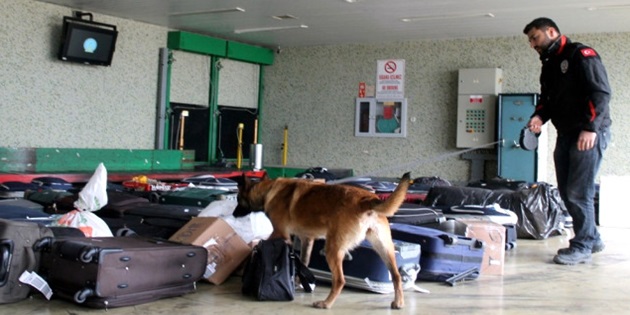 HAVAALANINDA UYUŞTURUCU ÖNLEMİ!