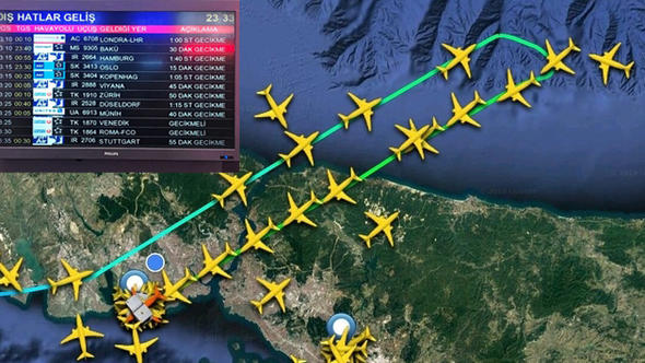 İSTANBUL’DA LODOS HAVA ULAŞIMINI ETKİLEDİ!
