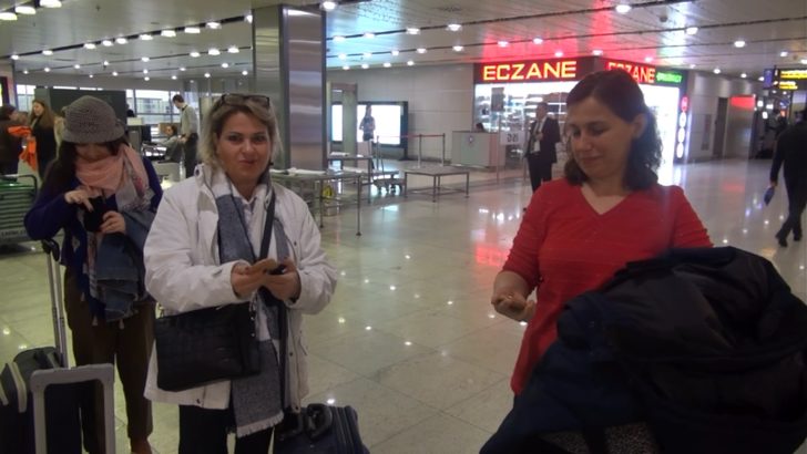 İSG’DE KADIN YOLCULARINA AYNA SÜRPRİZİ!