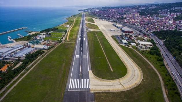 TRABZON HAVALİMANI BAKIM VE ONARIMA ALINDI