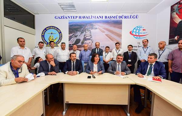 OCAK, GAZİANTEP HAVALİMANI’NI İNCELEDİ