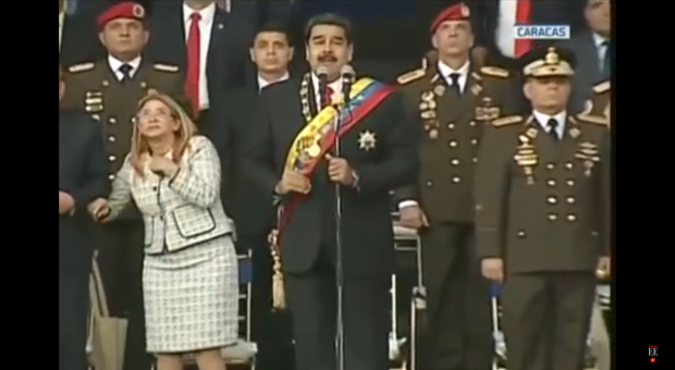 MADURO’YA DRONE İLE BOMBALI SALDIRI DÜZENLEDİLER!