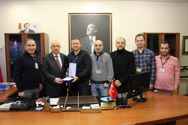 İHMD’DEN MÜLKİ İDARE AMİRİ ULUTAŞ’A VEDA ZİYARETİ!