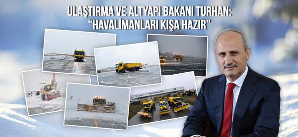 İSTANBUL HAVALİMANI’NDA KARLA MÜCADELE HAZIRLIKLARI