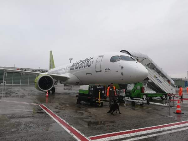 AIRBUS A220 UÇAĞINI İSTANBUL’DA GÖRÜCÜYE ÇIKARDI