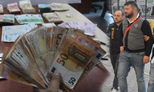 HAVALİMANINDA YAKALANDI, HER YERİNDEN PARA FIŞKIRDI